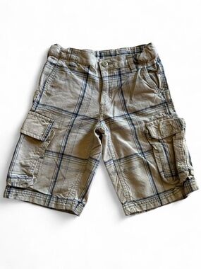 Greendog Boys Plaid Cargo Shorts - Size 5